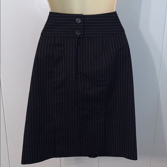 Nanette Lepore black pinstriped pencil ski… - Picture 6 of 9